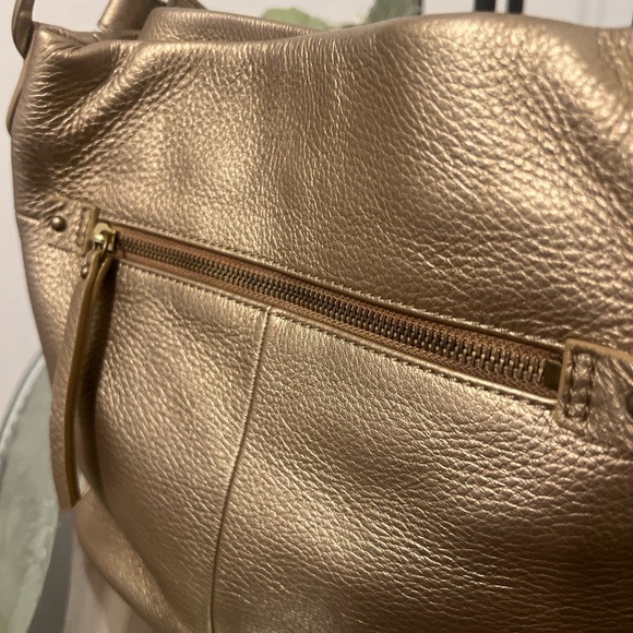 Reaction Kenneth Cole Gold Hobo Bag - Picture 3 of 5